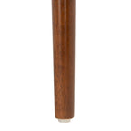 Sedie da Pranzo in Rattan Naturale con Cuscino – Set da 2, Struttura in Legno Nero, Stile Costiero