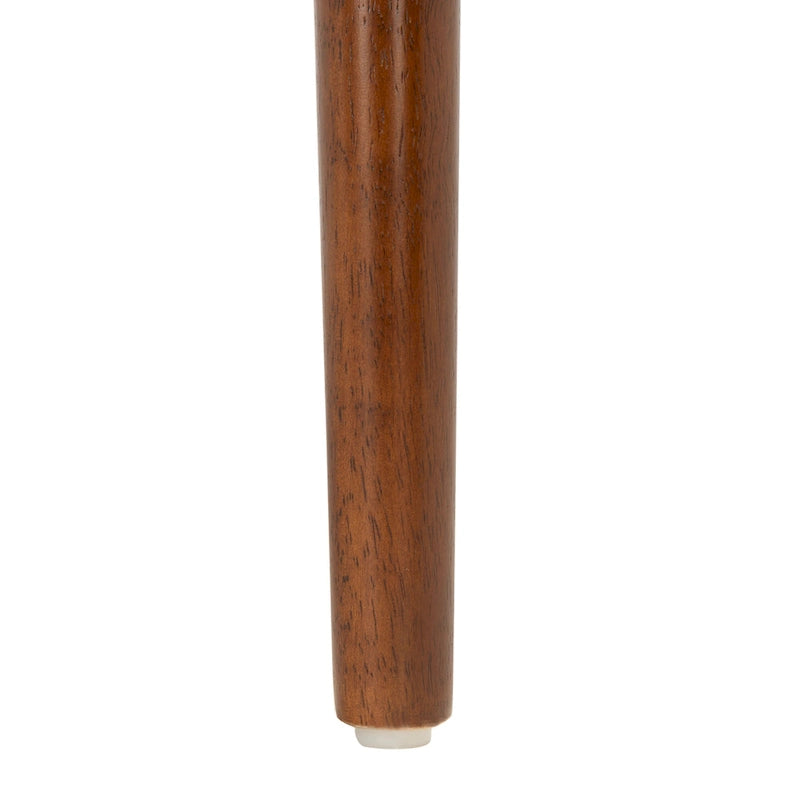 Sedie da Pranzo in Rattan Naturale con Cuscino – Set da 2, Struttura in Legno Nero, Stile Costiero