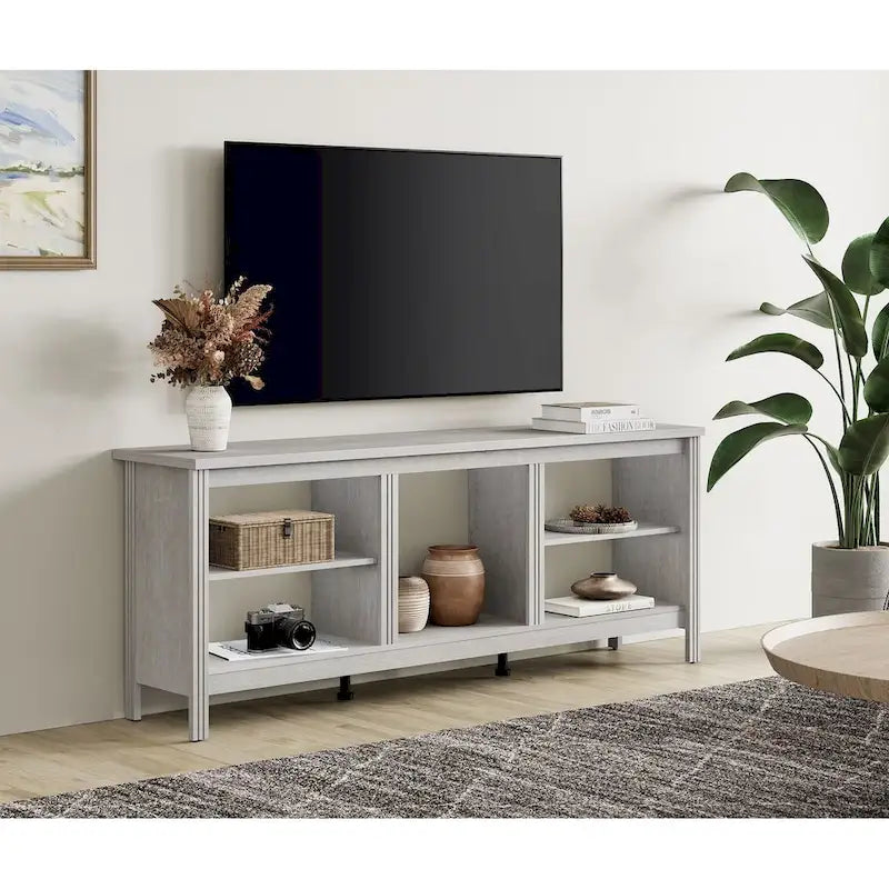 Mobile TV classico da 70 pollici, tavolo console per TV da 75 pollici con LED