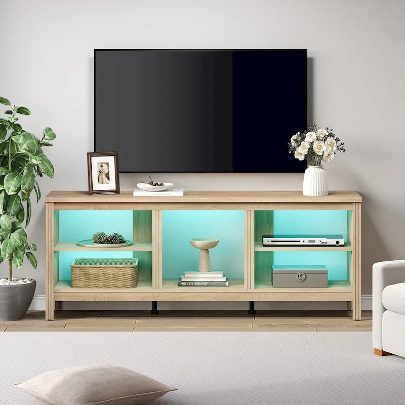 Mobile TV classico da 70 pollici, tavolo console per TV da 75 pollici con LED