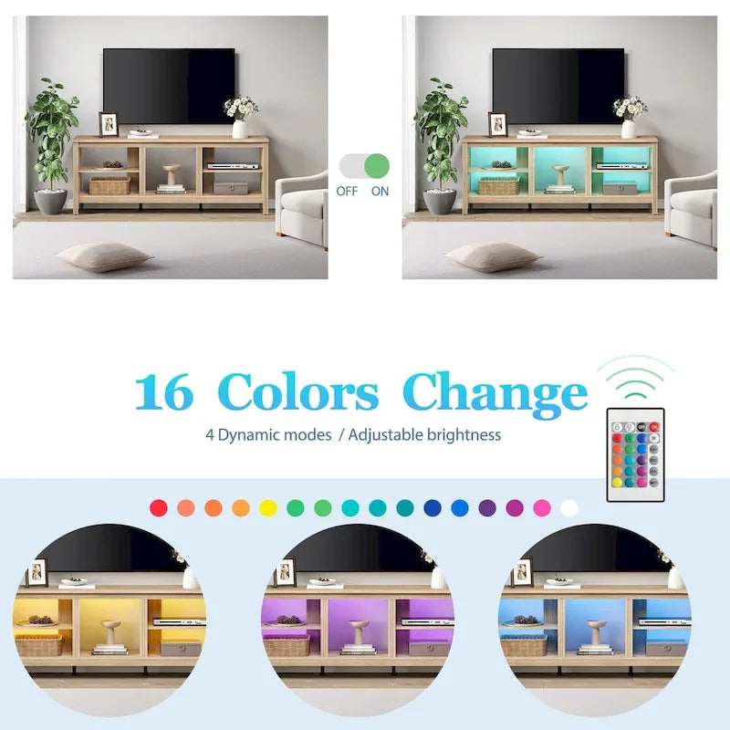 Mobile TV classico da 70 pollici, tavolo console per TV da 75 pollici con LED