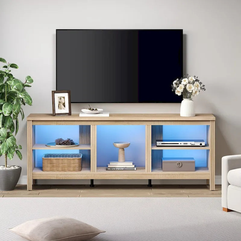 Mobile TV classico da 70 pollici, tavolo console per TV da 75 pollici con LED
