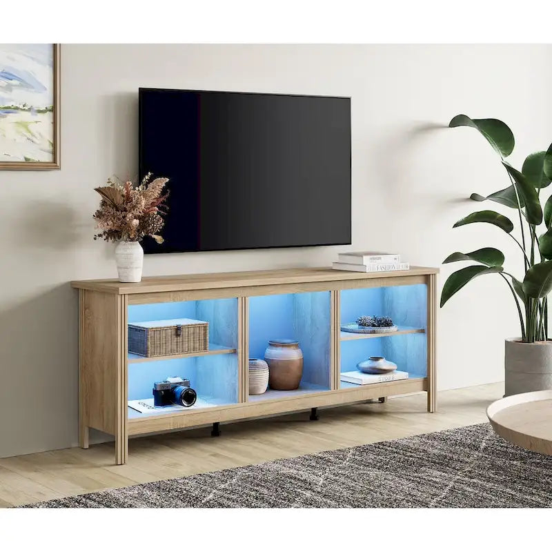 Mobile TV classico da 70 pollici, tavolo console per TV da 75 pollici con LED