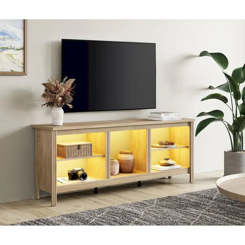 Mobile TV classico da 70 pollici, tavolo console per TV da 75 pollici con LED