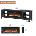 Mobile TV classico da 70 pollici, tavolo console per TV da 75 pollici con LED