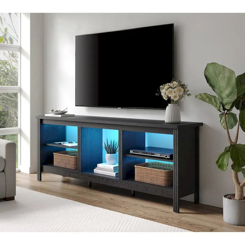 Mobile TV classico da 70 pollici, tavolo console per TV da 75 pollici con LED