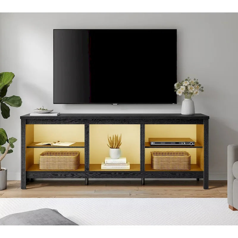 Mobile TV classico da 70 pollici, tavolo console per TV da 75 pollici con LED