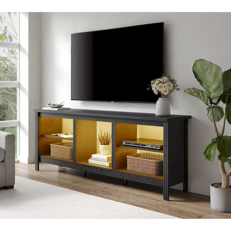 Mobile TV classico da 70 pollici, tavolo console per TV da 75 pollici con LED