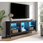 Mobile TV classico da 70 pollici, tavolo console per TV da 75 pollici con LED