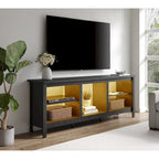 Mobile TV classico da 70 pollici, tavolo console per TV da 75 pollici con LED
