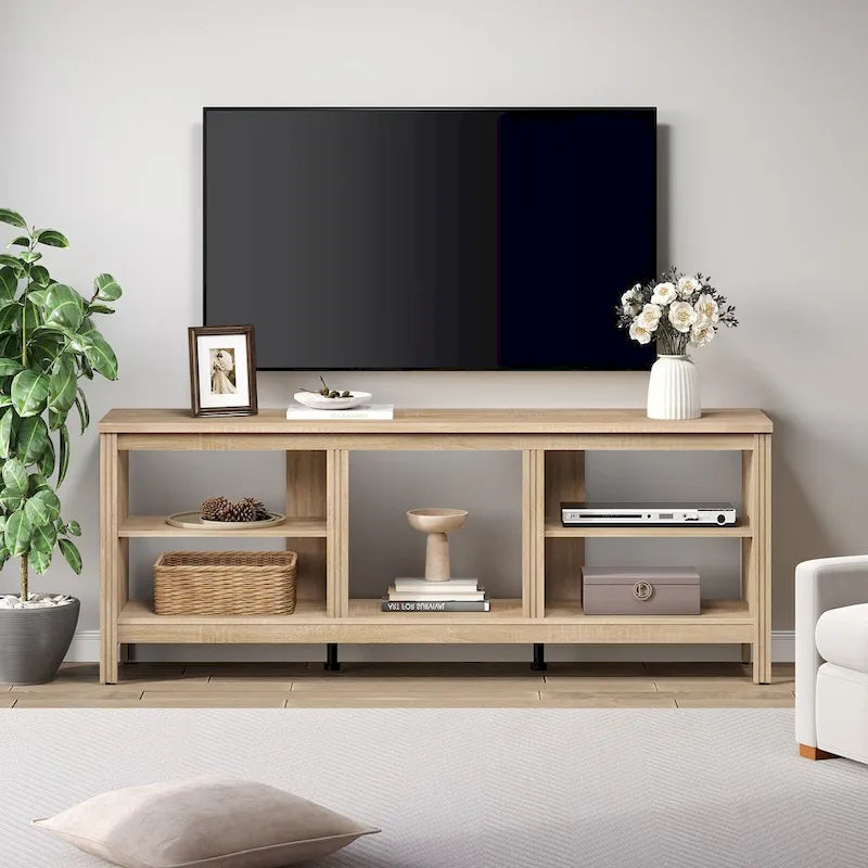 Mobile TV classico da 70 pollici, tavolo console per TV da 75 pollici con LED