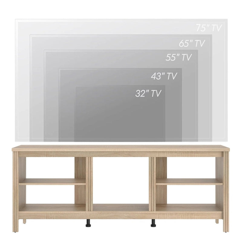 Mobile TV classico da 70 pollici, tavolo console per TV da 75 pollici con LED