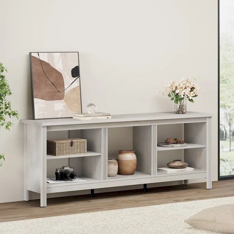 Mobile TV classico da 70 pollici, tavolo console per TV da 75 pollici con LED