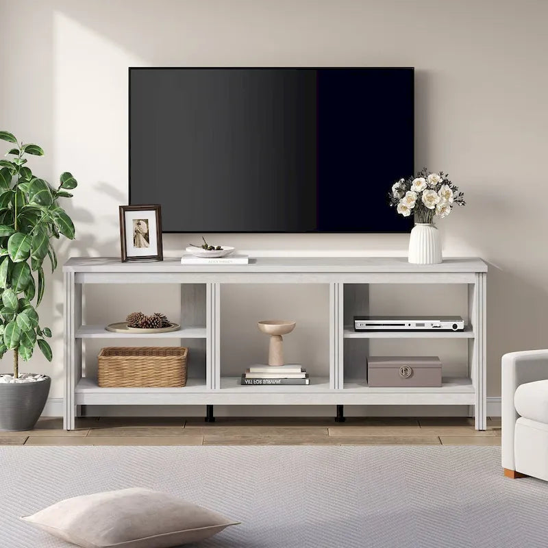 Mobile TV classico da 70 pollici, tavolo console per TV da 75 pollici con LED