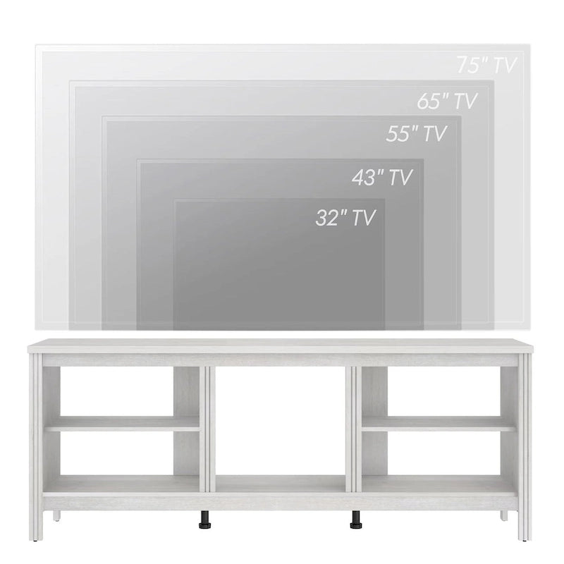 Mobile TV classico da 70 pollici, tavolo console per TV da 75 pollici con LED