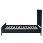 Letto a pannelli Queen Size – Legno massello e impiallacciatura, testiera Shaker a 3 pannelli, 360 kg