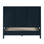 Letto a pannelli Queen Size – Legno massello e impiallacciatura, testiera Shaker a 3 pannelli, 360 kg