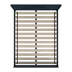 Letto a pannelli Queen Size – Legno massello e impiallacciatura, testiera Shaker a 3 pannelli, 360 kg