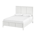Letto a pannelli Queen Size – Legno massello e impiallacciatura, testiera Shaker a 3 pannelli, 360 kg