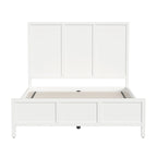 Letto a pannelli Queen Size – Legno massello e impiallacciatura, testiera Shaker a 3 pannelli, 360 kg