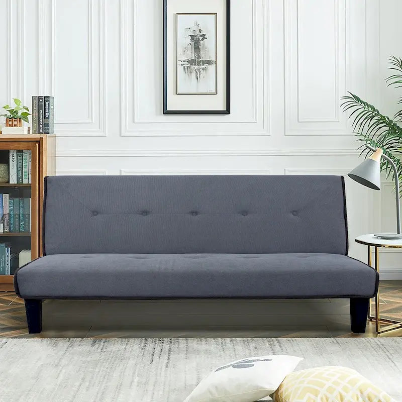 Divano Letto Convertibile con Materasso – Legno Massello e Compensato, Capacità 158 kg