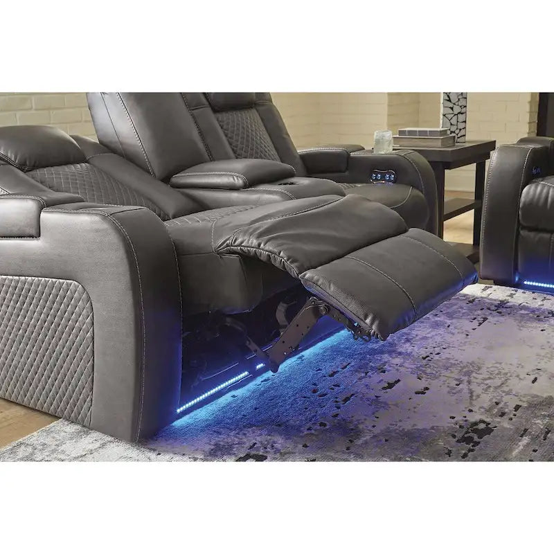 Divanetto reclinabile elettrico – Divano a 2 posti, rivestimento Shadow o Sapphire