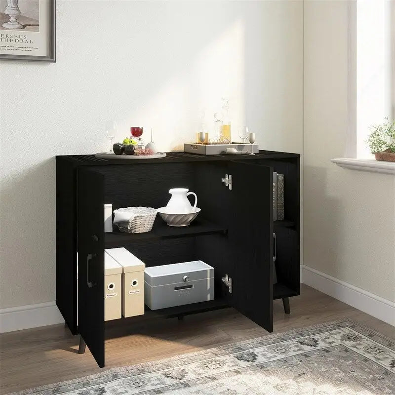 Madia da Cucina con 2 Ante e 2 Ripiani - 15P x 41,7L x 32,6A