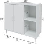 Madia da Cucina con 2 Ante e 2 Ripiani - 15P x 41,7L x 32,6A