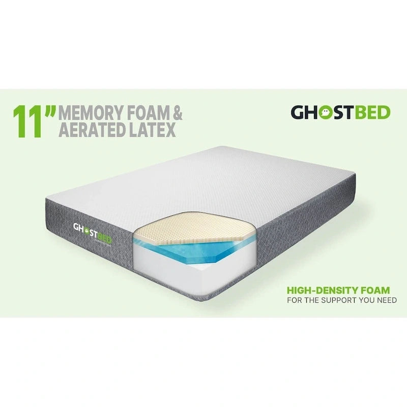 Materasso in memory foam con gel rinfrescante da 11 pollici, certificato CertiPUR-US, materasso per letto antidolore