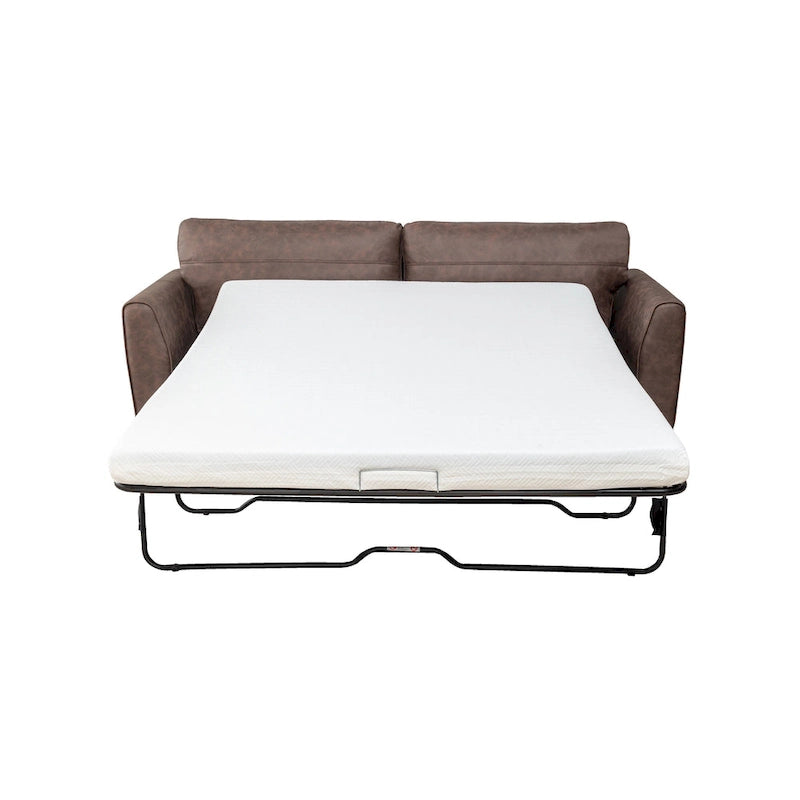 Divano letto moderno in similpelle