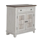 River Place Riverstone Mobiletto Accento Bianco e Tabacco