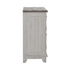 River Place Riverstone Mobiletto Accento Bianco e Tabacco