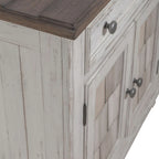 River Place Riverstone Mobiletto Accento Bianco e Tabacco