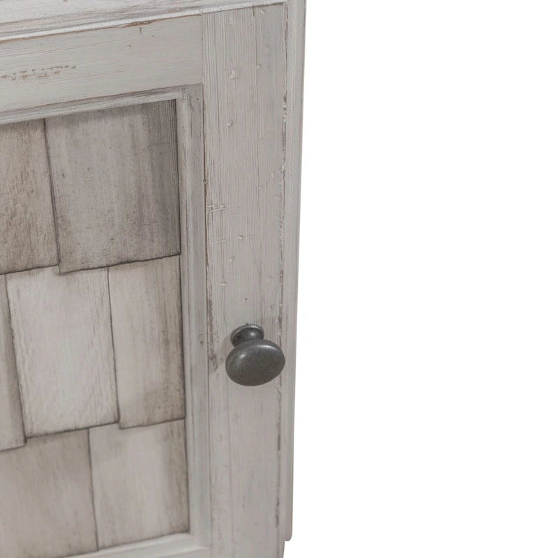 River Place Riverstone Mobiletto Accento Bianco e Tabacco