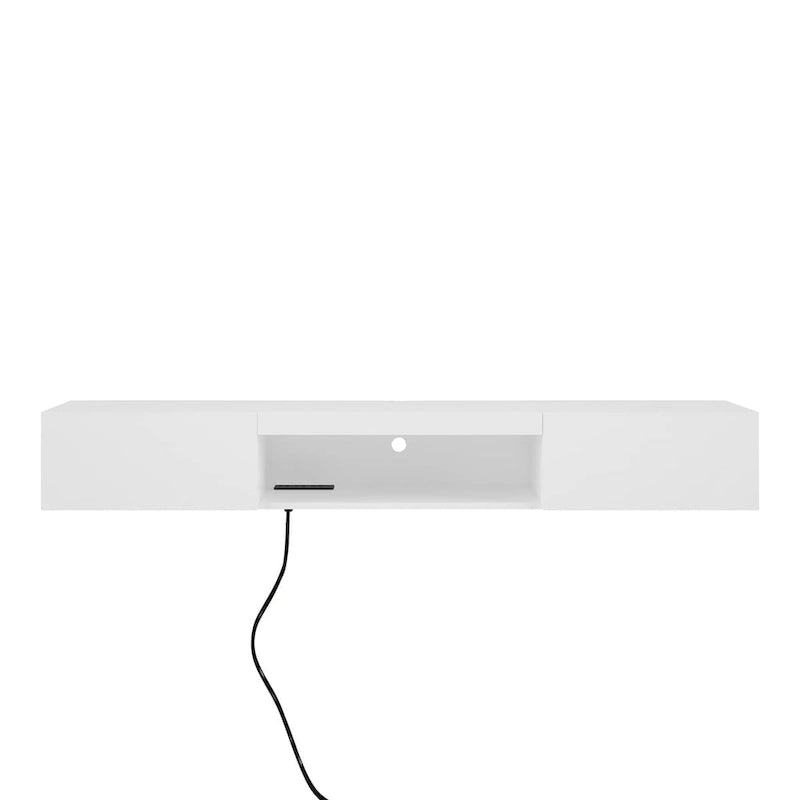 Mobile TV galleggiante a parete con illuminazione LED a 16 colori
