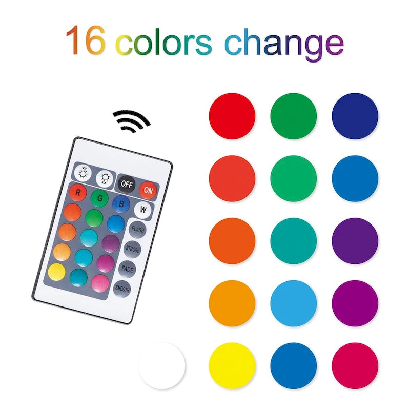Mobile TV galleggiante a parete con illuminazione LED a 16 colori