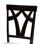 Set da pranzo Telma moderno e contemporaneo da 5 pezzi in legno - Grigio/Marrone scuro