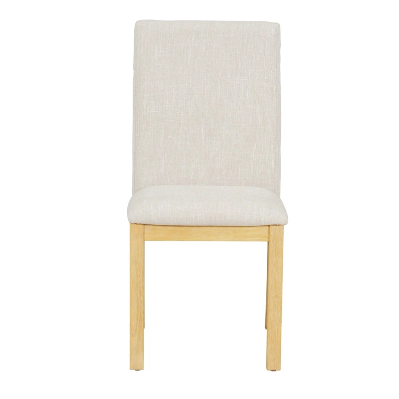 Set da pranzo allungabile da 7 pezzi, 183 cm, con prolunga a farfalla e 6 sedie