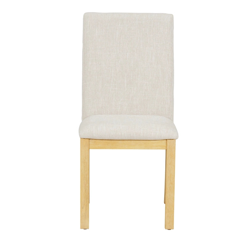 Set da pranzo allungabile da 7 pezzi, 183 cm, con prolunga a farfalla e 6 sedie