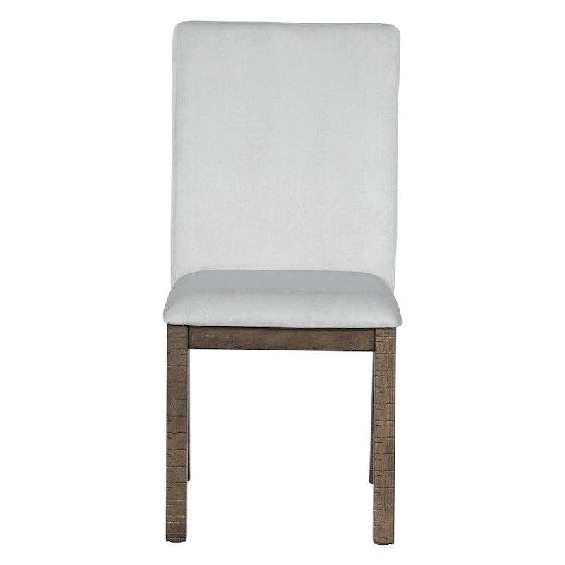 Set da pranzo allungabile da 7 pezzi, 183 cm, con prolunga a farfalla e 6 sedie