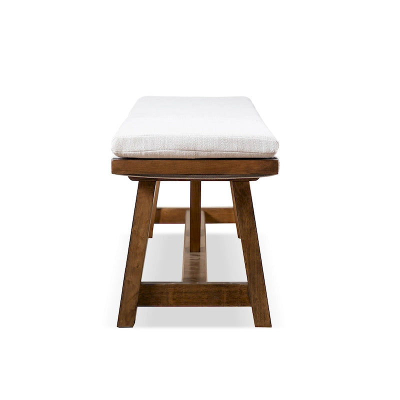Panca da pranzo imbottita Rustic Ivory