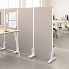 Paravento Privacy Autoportante per Ufficio, 61 cm L x 140 cm H, Divisorio Acustico per Ambienti di Lavoro