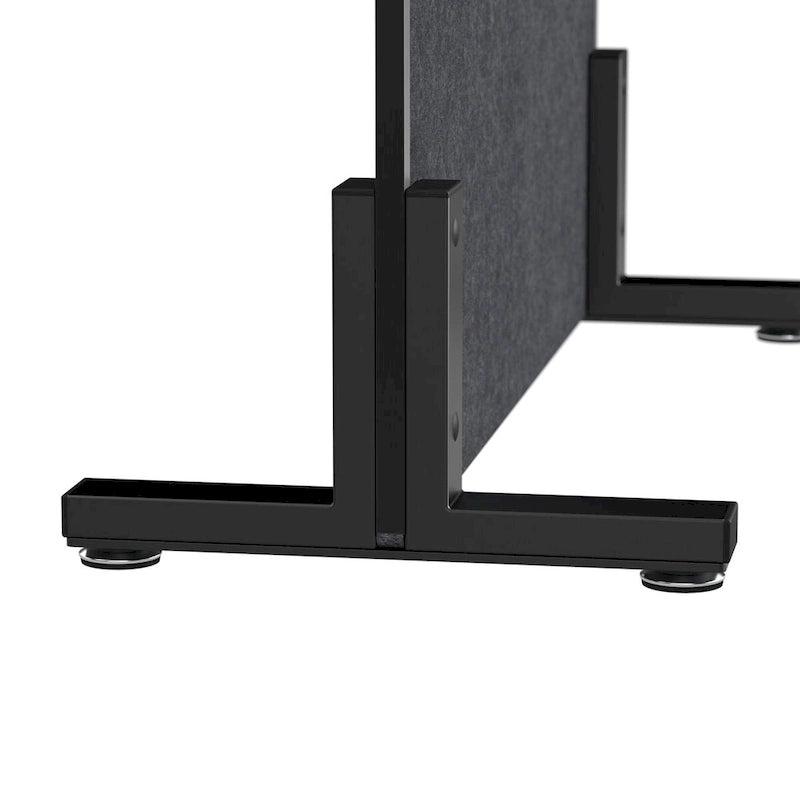 Paravento Privacy Autoportante per Ufficio, 61 cm L x 140 cm H, Divisorio Acustico per Ambienti di Lavoro