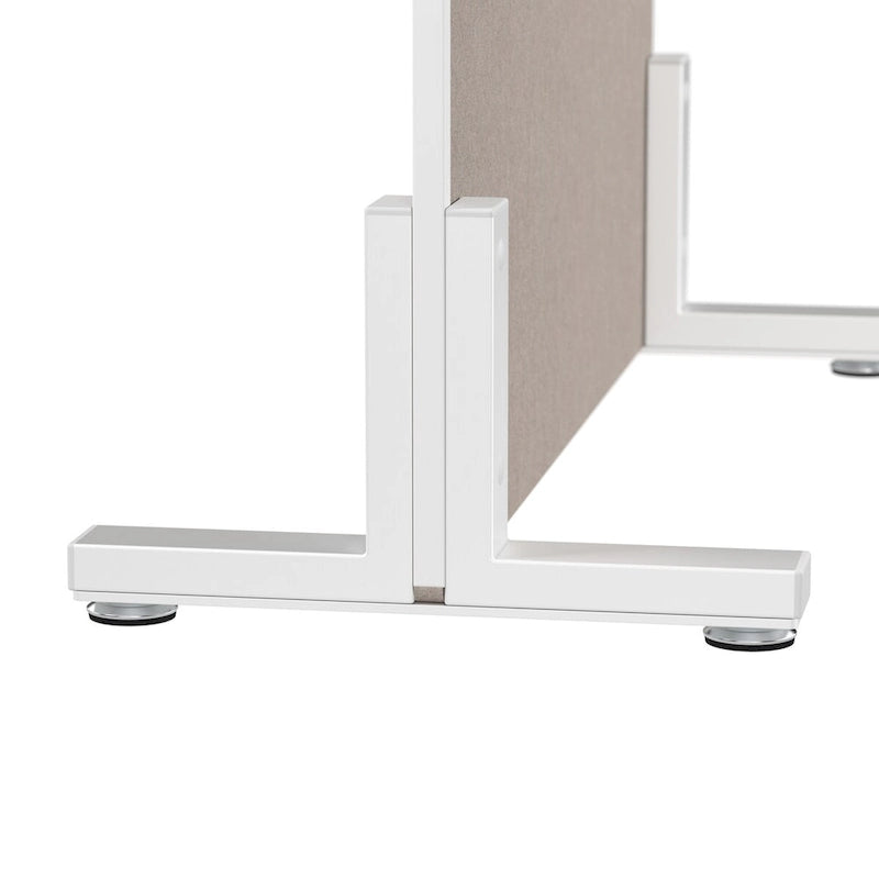 Paravento Privacy Autoportante per Ufficio, 61 cm L x 140 cm H, Divisorio Acustico per Ambienti di Lavoro